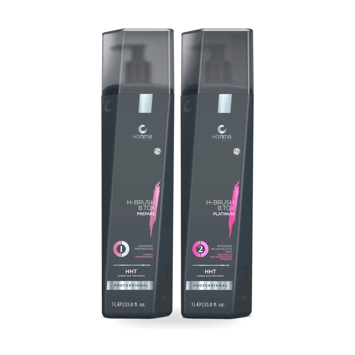 Kit HBrush Platinum Bleu 1 L